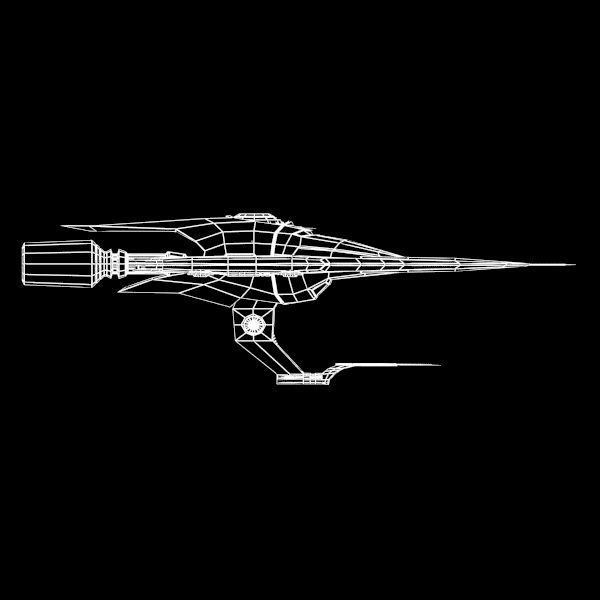 Fighter Spaceship 3D model_8