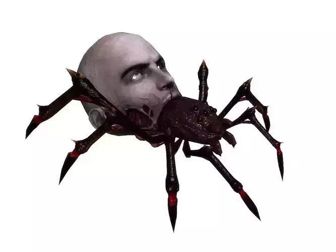 3Dfoin - Terror Spider Low-poly 3D model