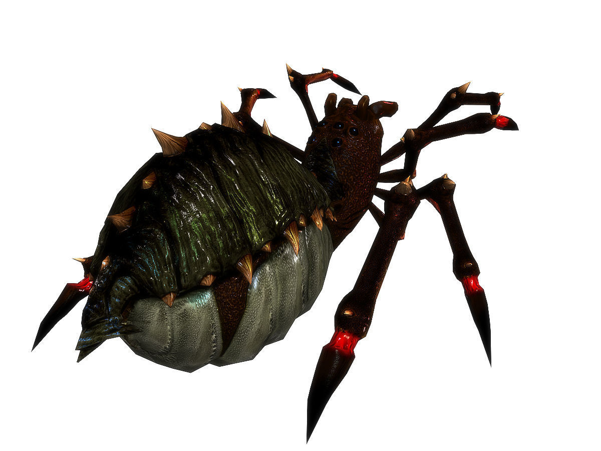 3Dfoin - Terror Spider Low-poly 3D model_19