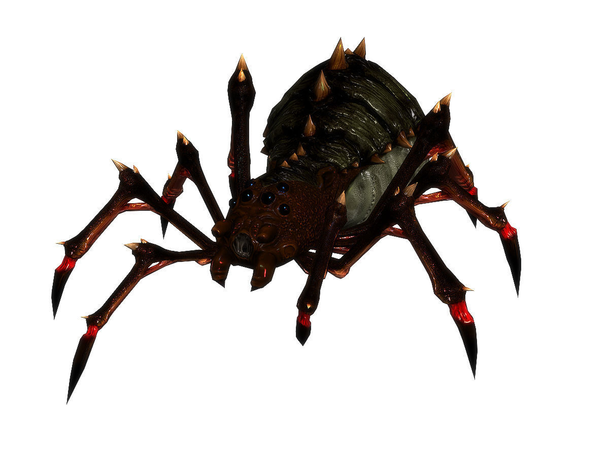 3Dfoin - Terror Spider Low-poly 3D model_15