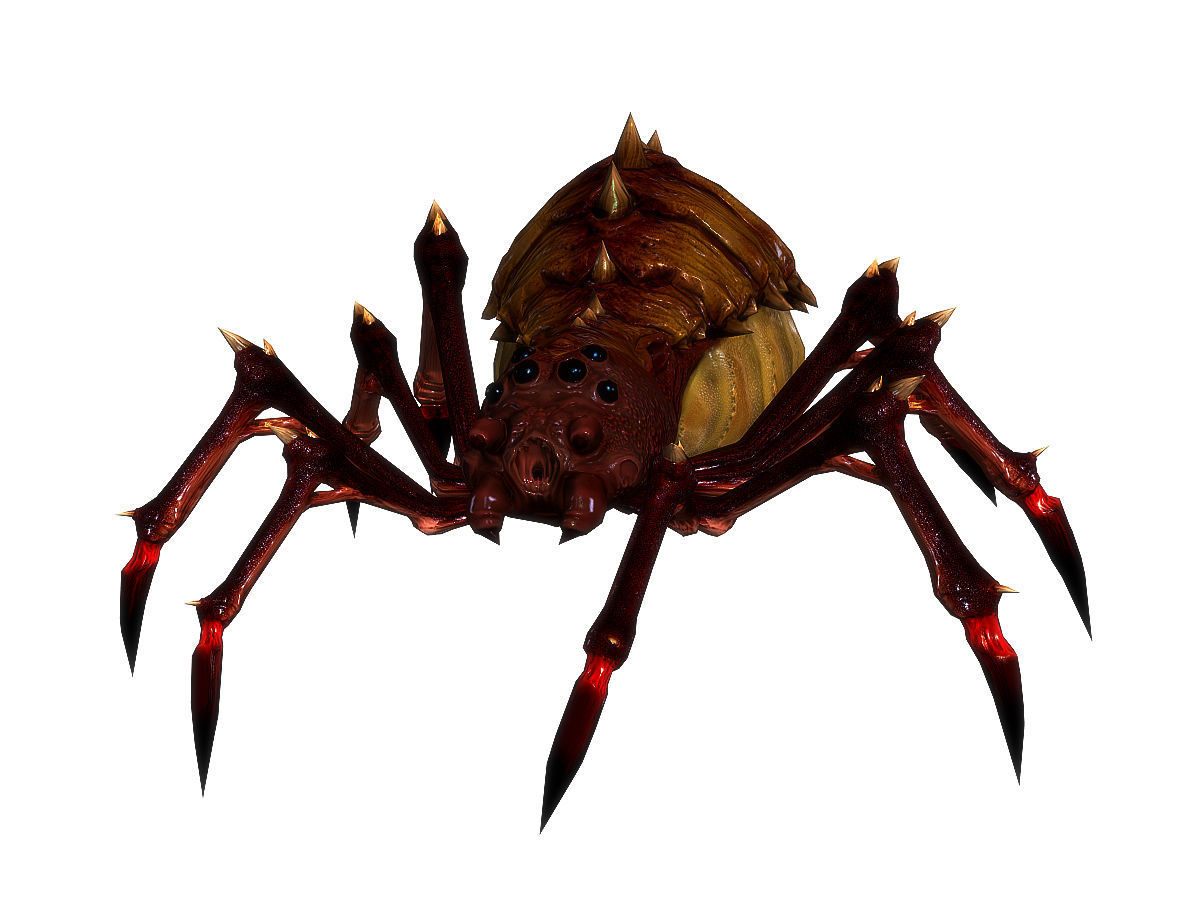 3Dfoin - Terror Spider Low-poly 3D model_21