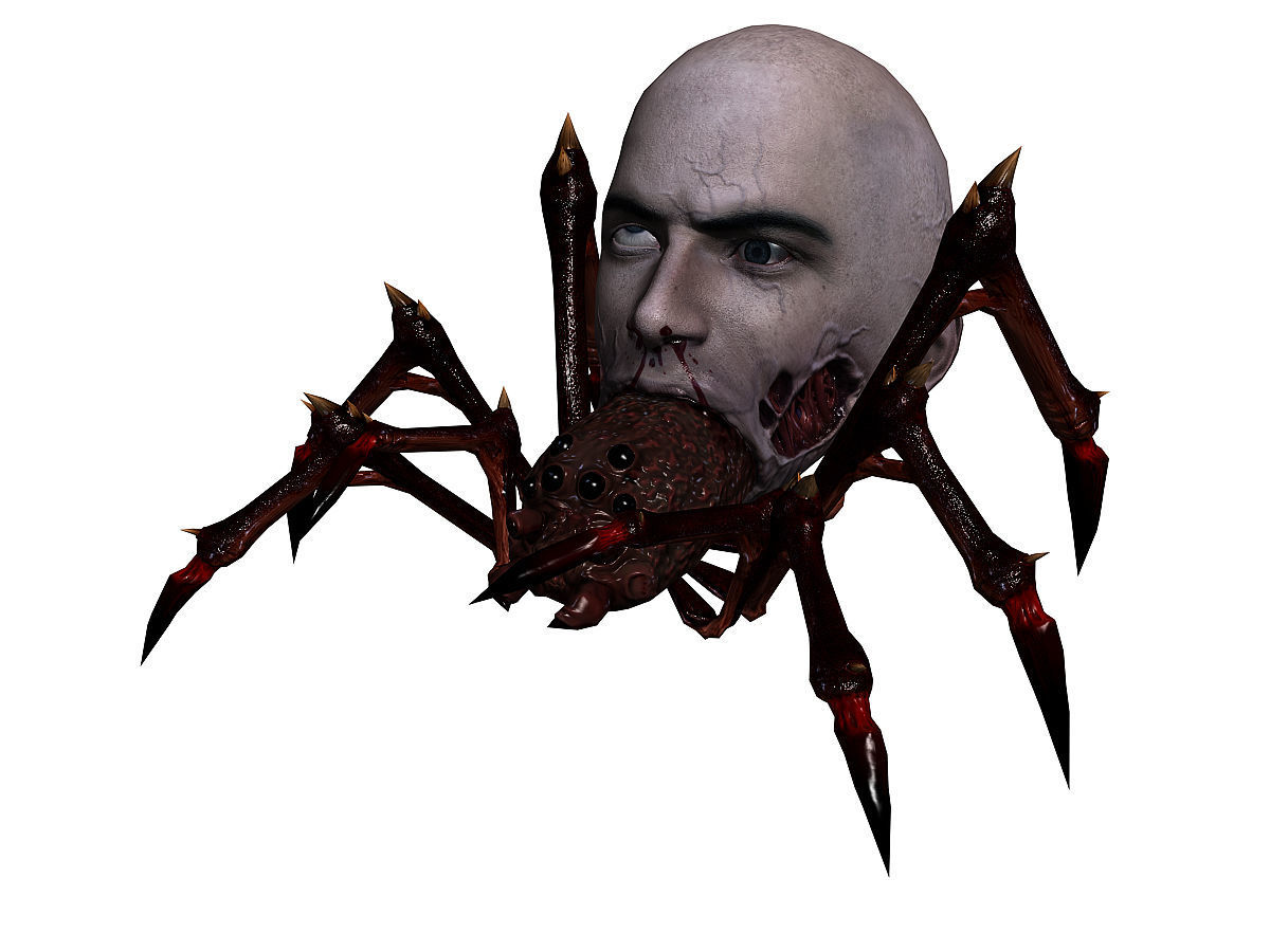 3Dfoin - Terror Spider Low-poly 3D model_6