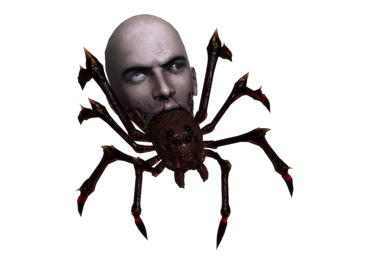 3Dfoin - Terror Spider Low-poly 3D model_2