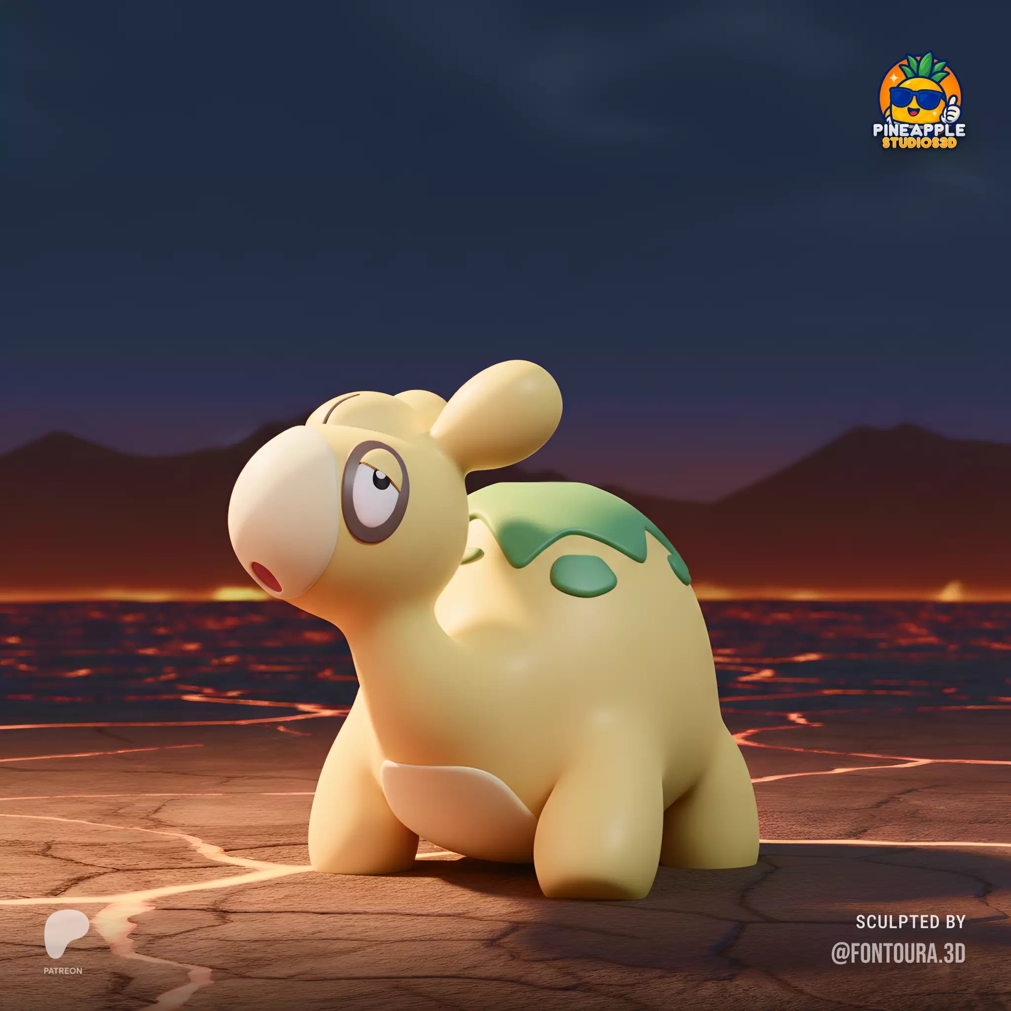Pokemon - Numel 3MF 3D print model