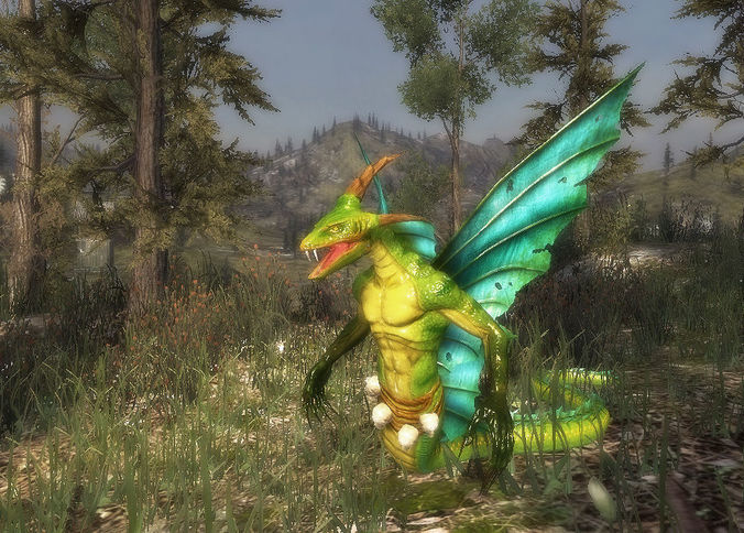 3Dfoin - Basilisk Low-poly 3D model