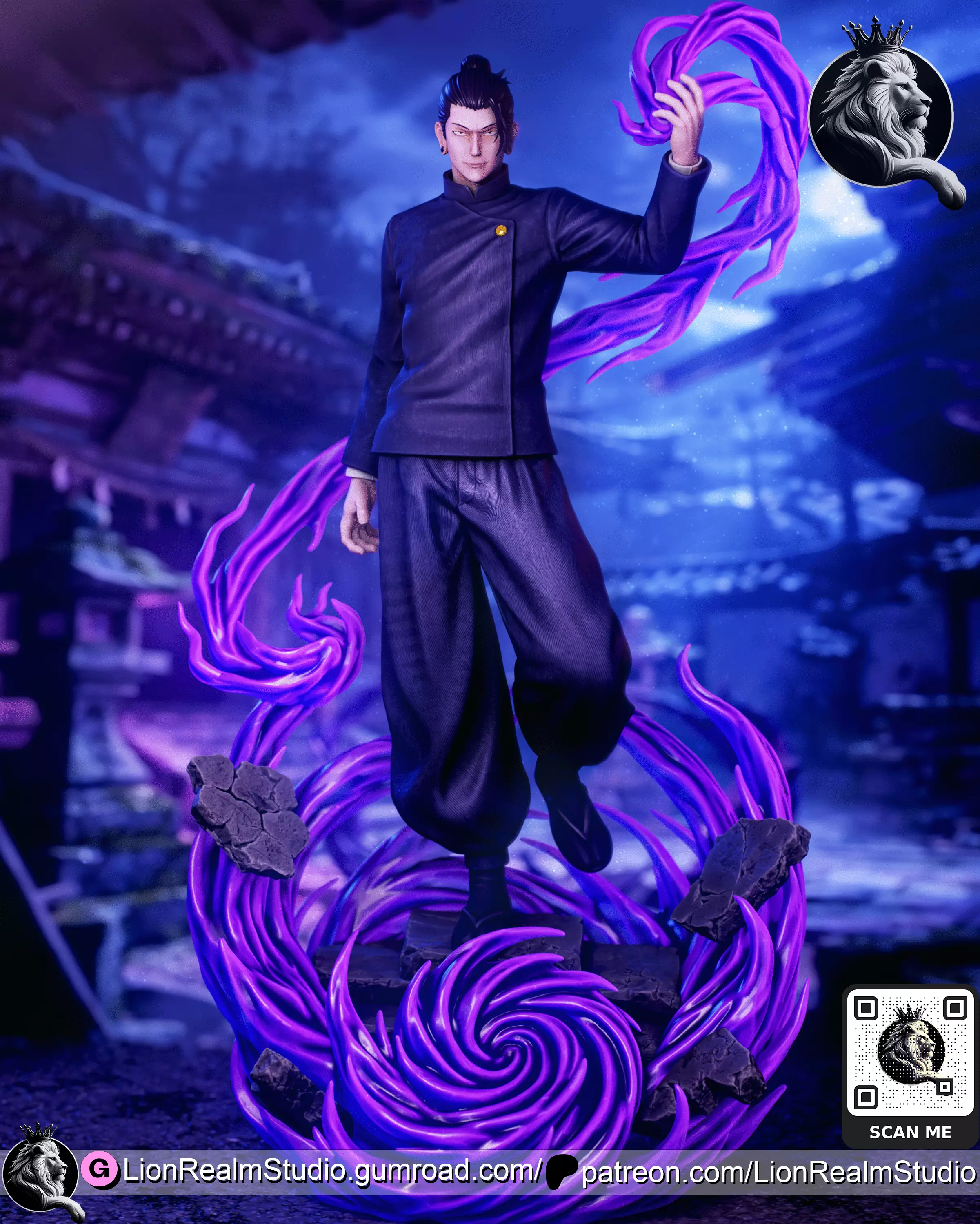 Suguru Geto from Jujutsu Kaisen 3D print model