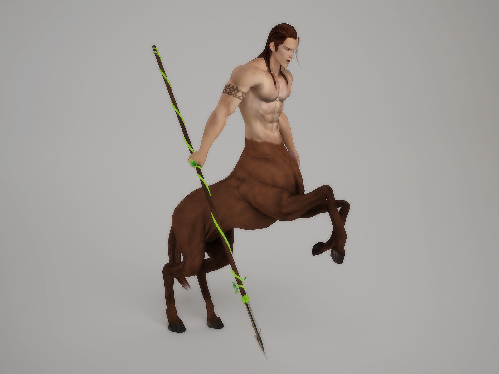 3Dfoin - Centaur Low-poly 3D model_12