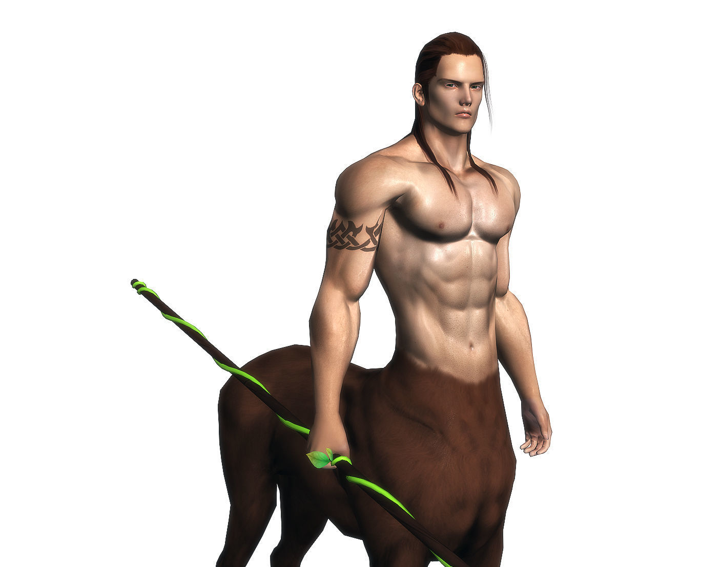 3Dfoin - Centaur Low-poly 3D model_3