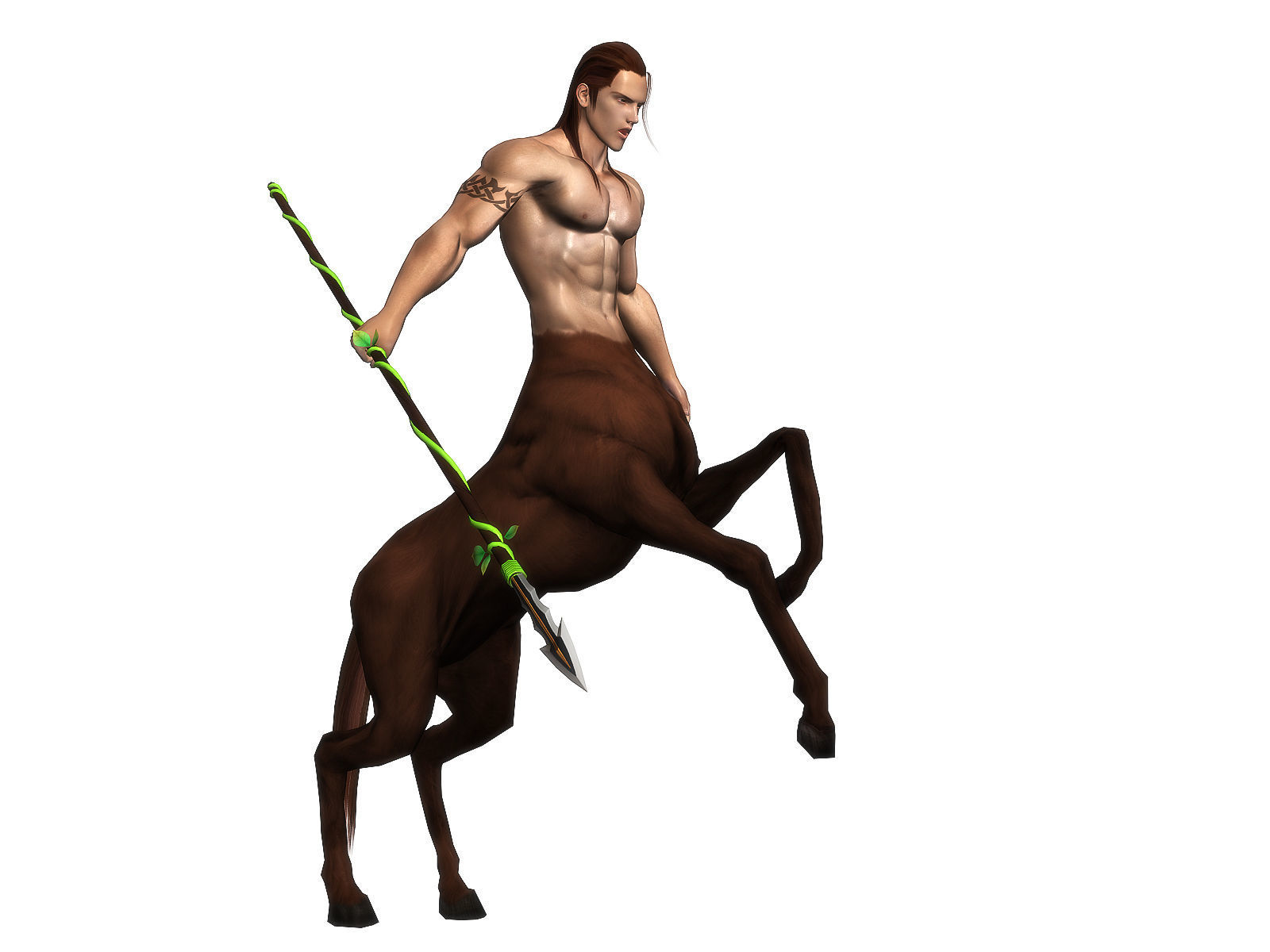3Dfoin - Centaur Low-poly 3D model_6