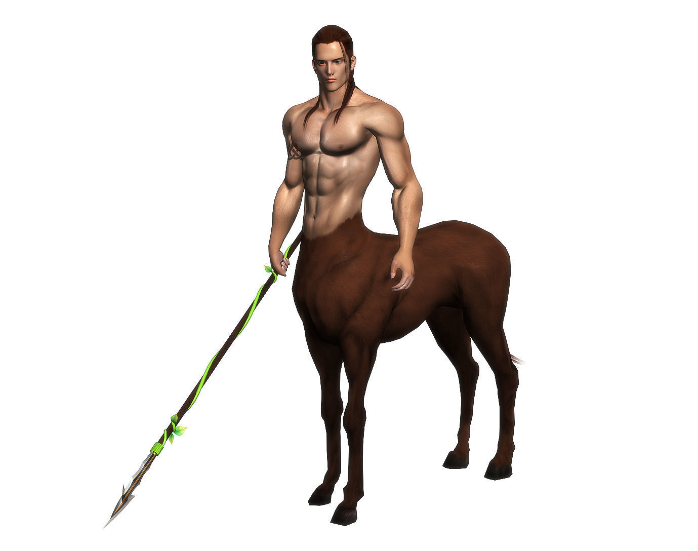3Dfoin - Centaur Low-poly 3D model_2