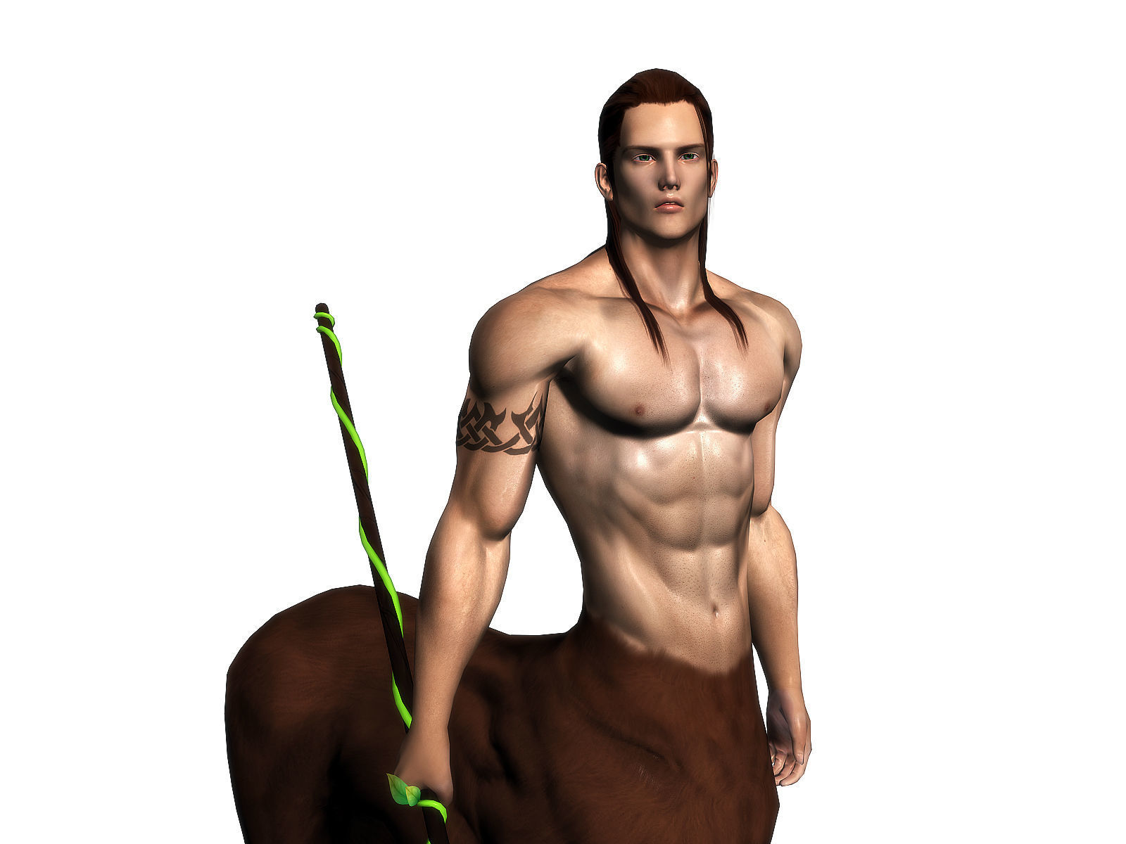 3Dfoin - Centaur Low-poly 3D model_9