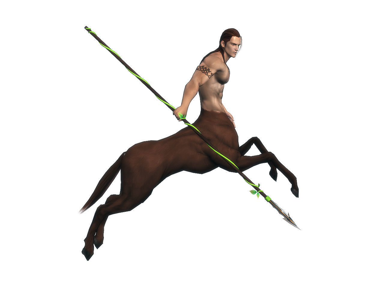 3Dfoin - Centaur Low-poly 3D model_5