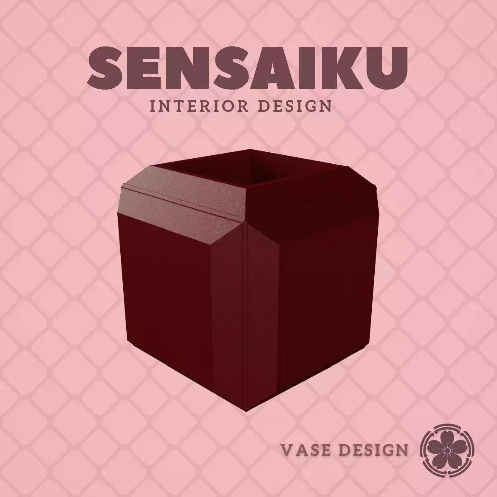 15 Cube 15 Custom Vase Design - Ikebana Home Decoration 3D print model