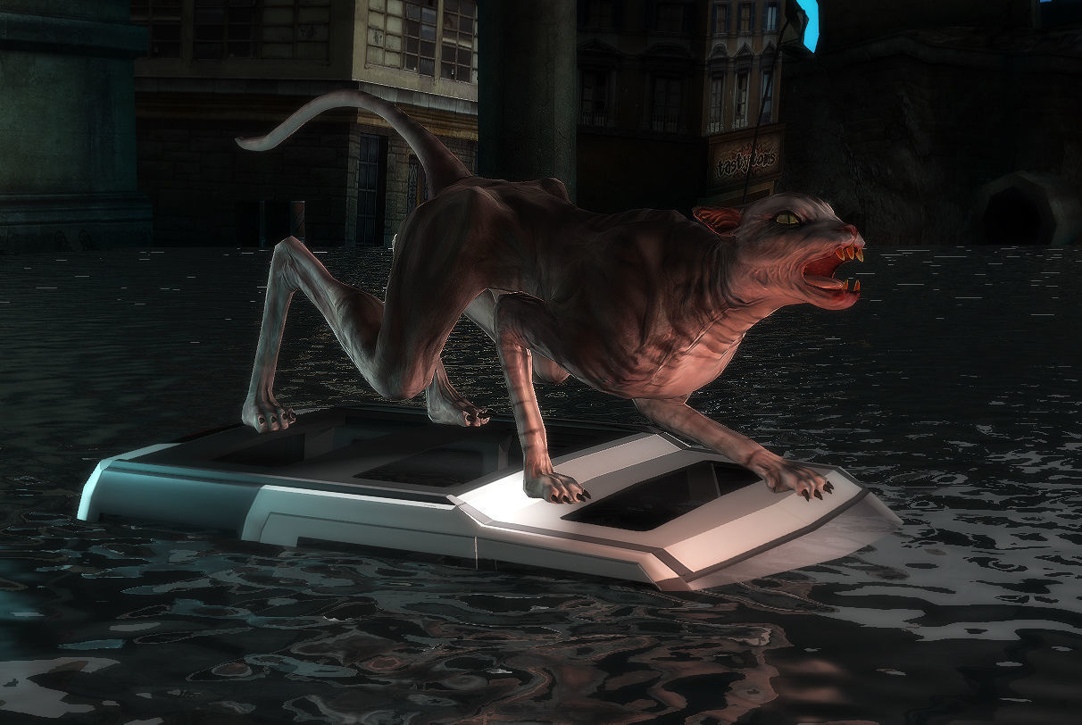 3Dfoin - Devil Cat Low-poly 3D model_11