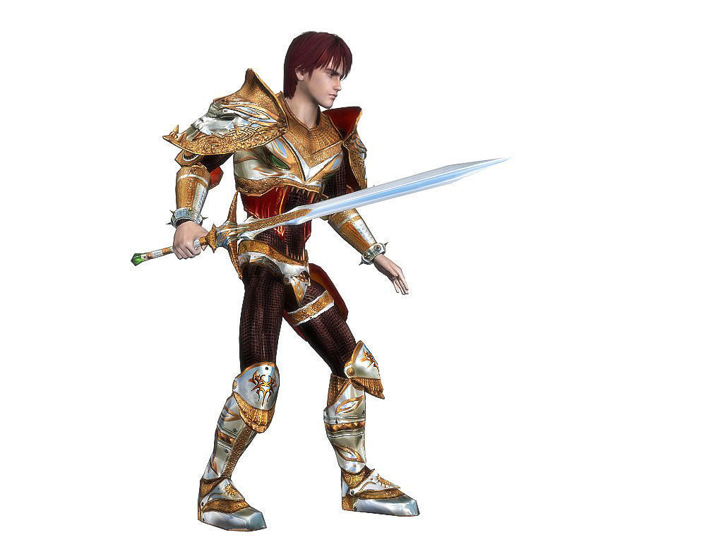 3Dfoin - Royal Knight Low-poly 3D model_2