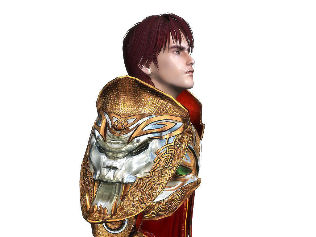3Dfoin - Royal Knight Low-poly 3D model_14