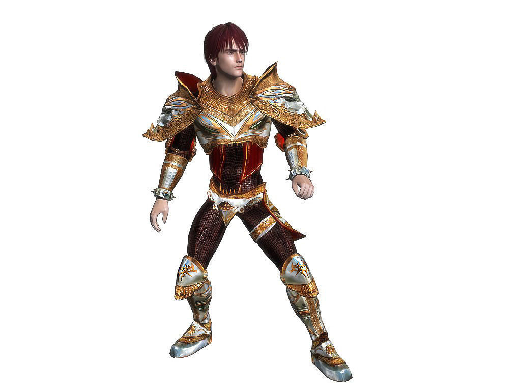 3Dfoin - Royal Knight Low-poly 3D model_5