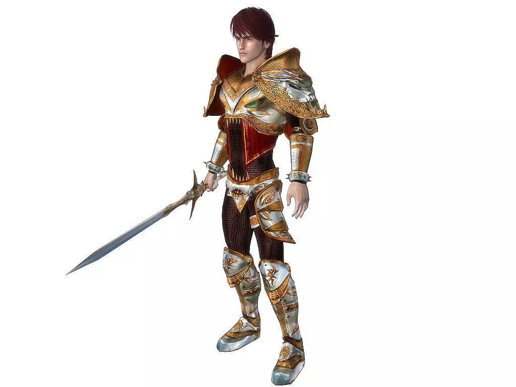 3Dfoin - Royal Knight Low-poly 3D model_0