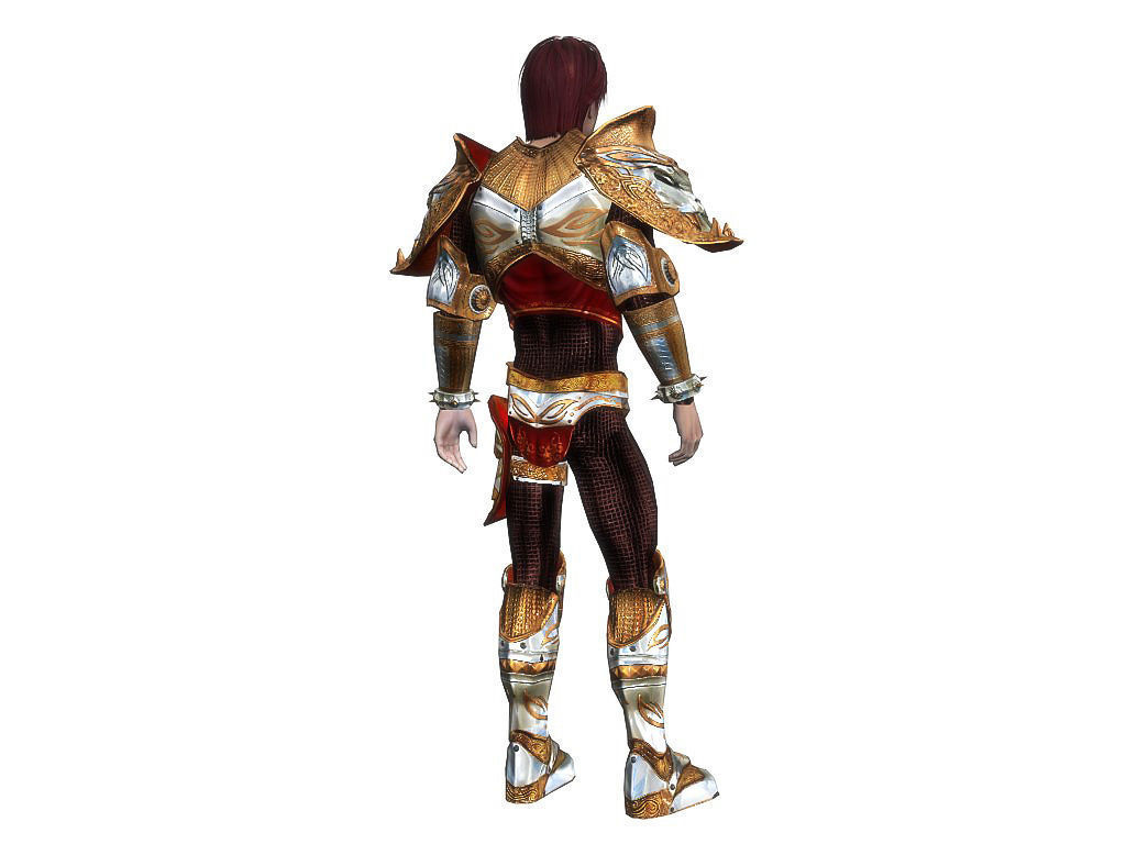 3Dfoin - Royal Knight Low-poly 3D model_8