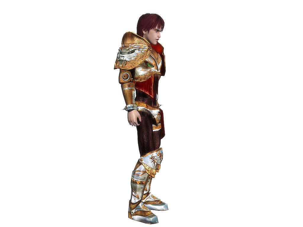 3Dfoin - Royal Knight Low-poly 3D model_6