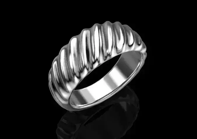 Ring male pigtail Free 3D print model