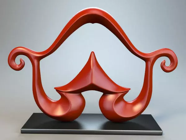 Abstract Figure m03 P 3D print model_0