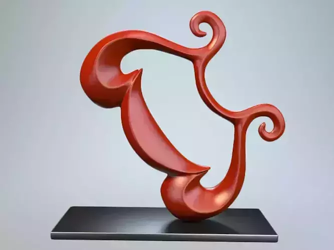 Abstract Figure m04 P 3D print model