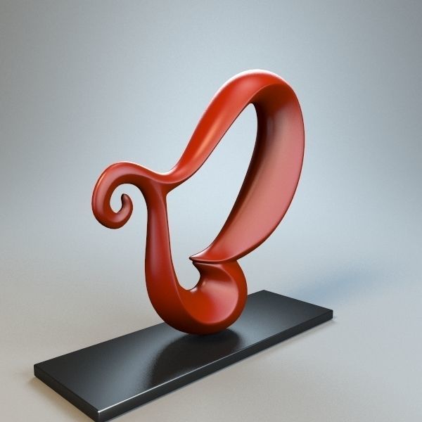 Abstract Figure m05 P 3D print model_3