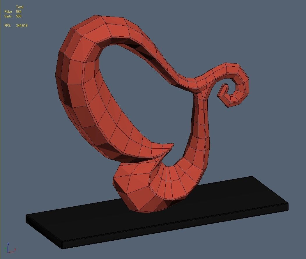 Abstract Figure m05 P 3D print model_6