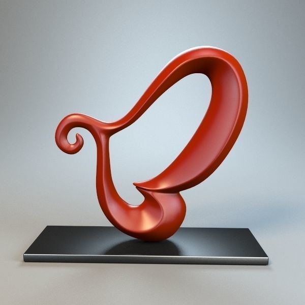 Abstract Figure m05 P 3D print model_4