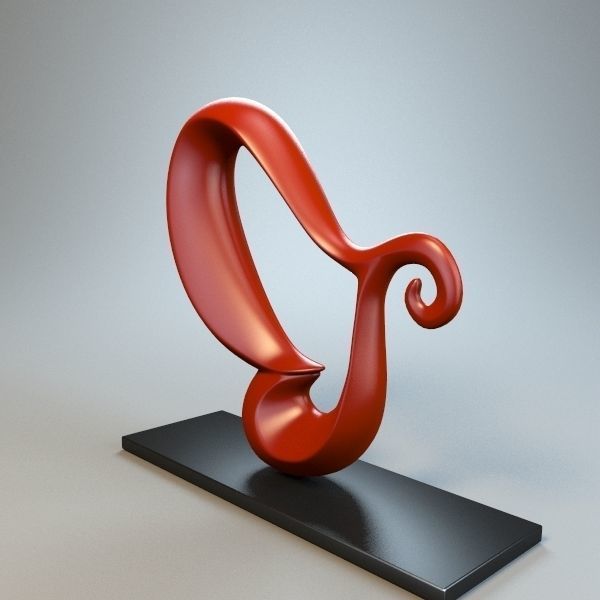 Abstract Figure m05 P 3D print model_1