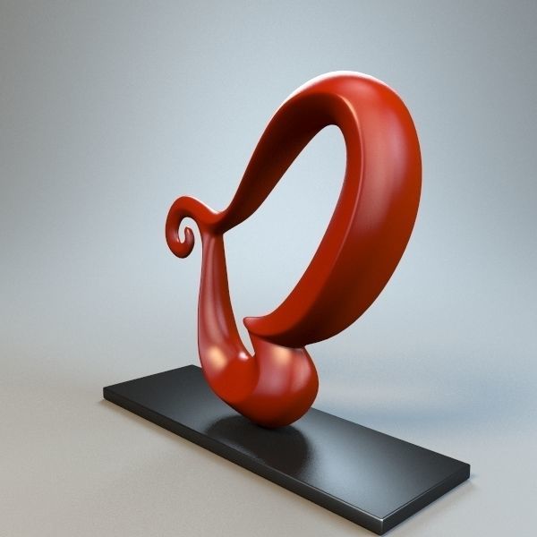 Abstract Figure m05 P 3D print model_2