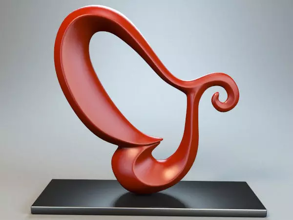 Abstract Figure m05 P 3D print model_0