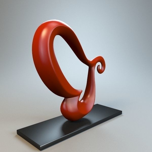 Abstract Figure m05 P 3D print model_5