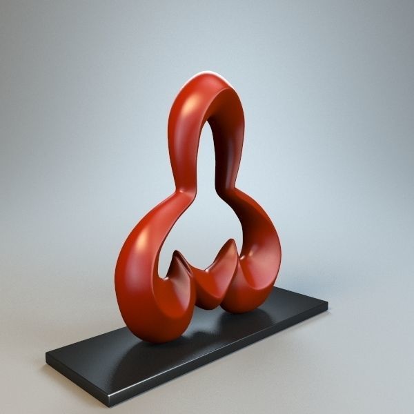 Abstract Figure m06 P 3D print model_3