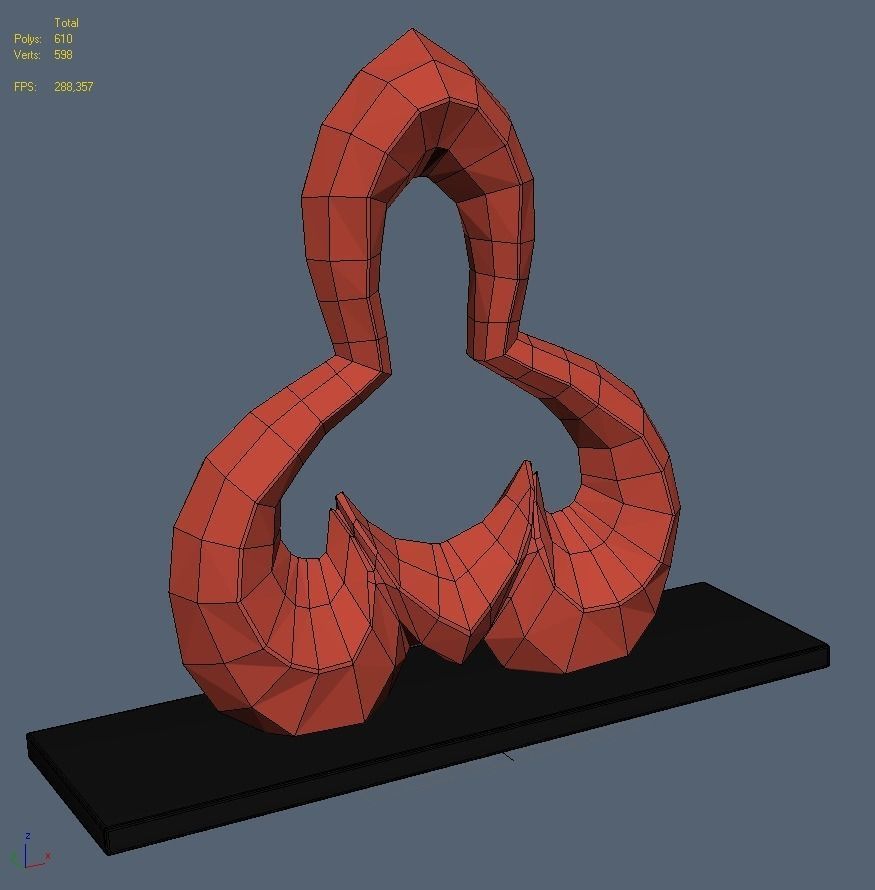 Abstract Figure m06 P 3D print model_6