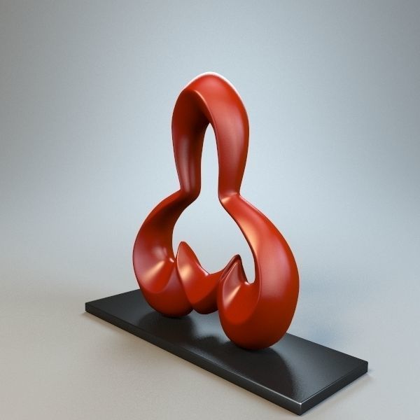 Abstract Figure m06 P 3D print model_4