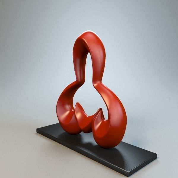 Abstract Figure m06 P 3D print model_2