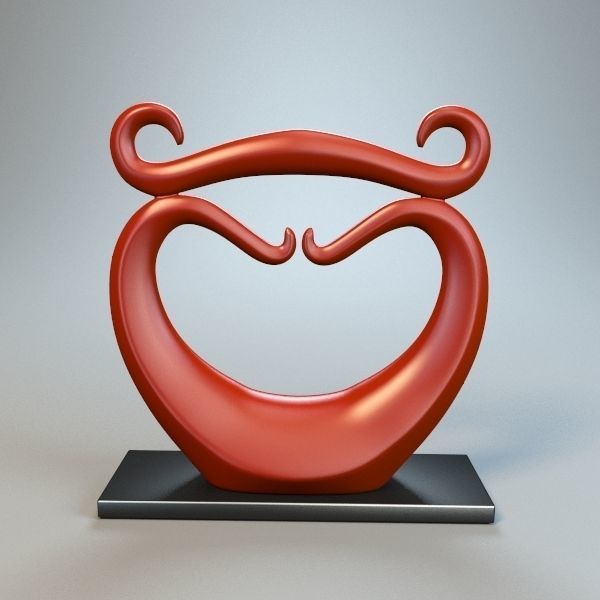 Abstract Figure m08 P 3D print model_3