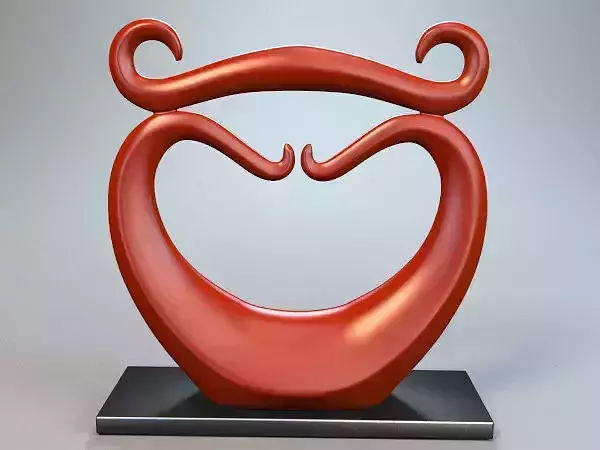 Abstract Figure m08 P 3D print model