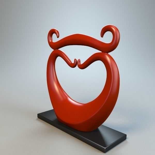 Abstract Figure m08 P 3D print model_2