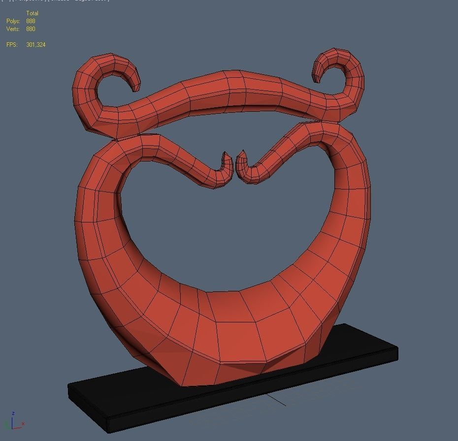 Abstract Figure m08 P 3D print model_6