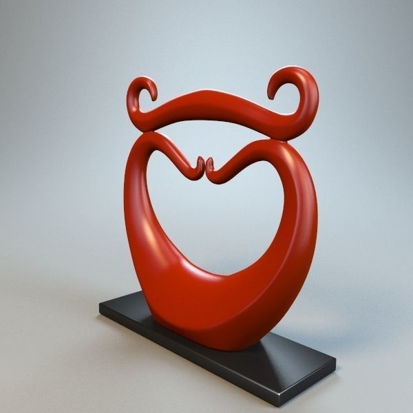 Abstract Figure m08 P 3D print model_1