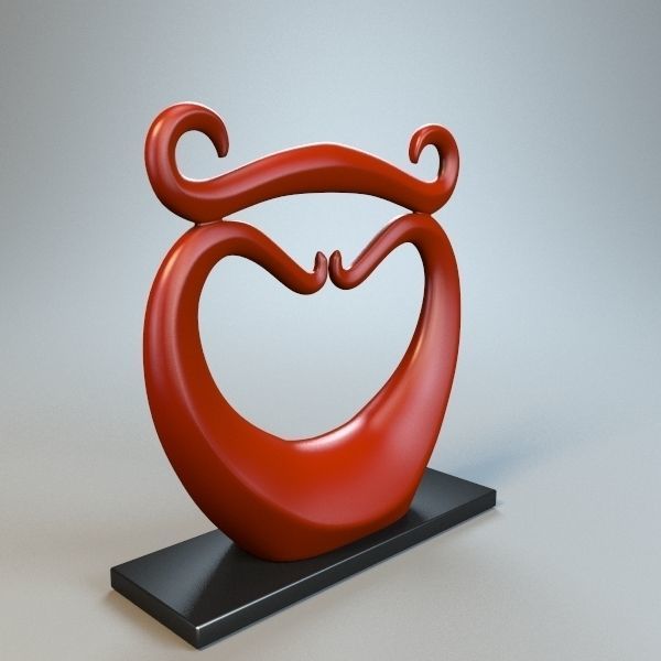 Abstract Figure m08 P 3D print model_4