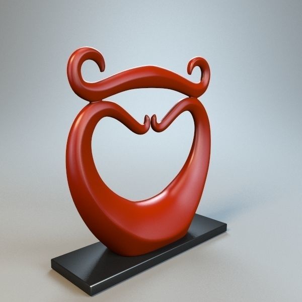 Abstract Figure m08 P 3D print model_5