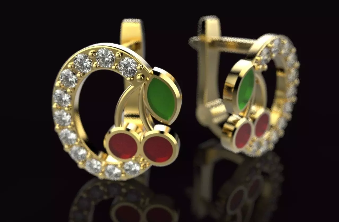 children earrings R 204 Free 3D print model