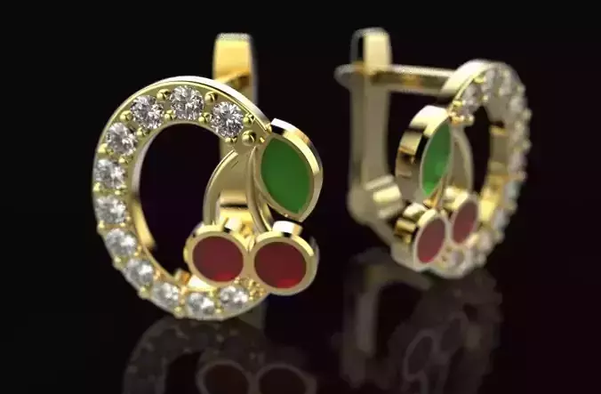 children earrings R 204 Free 3D print model