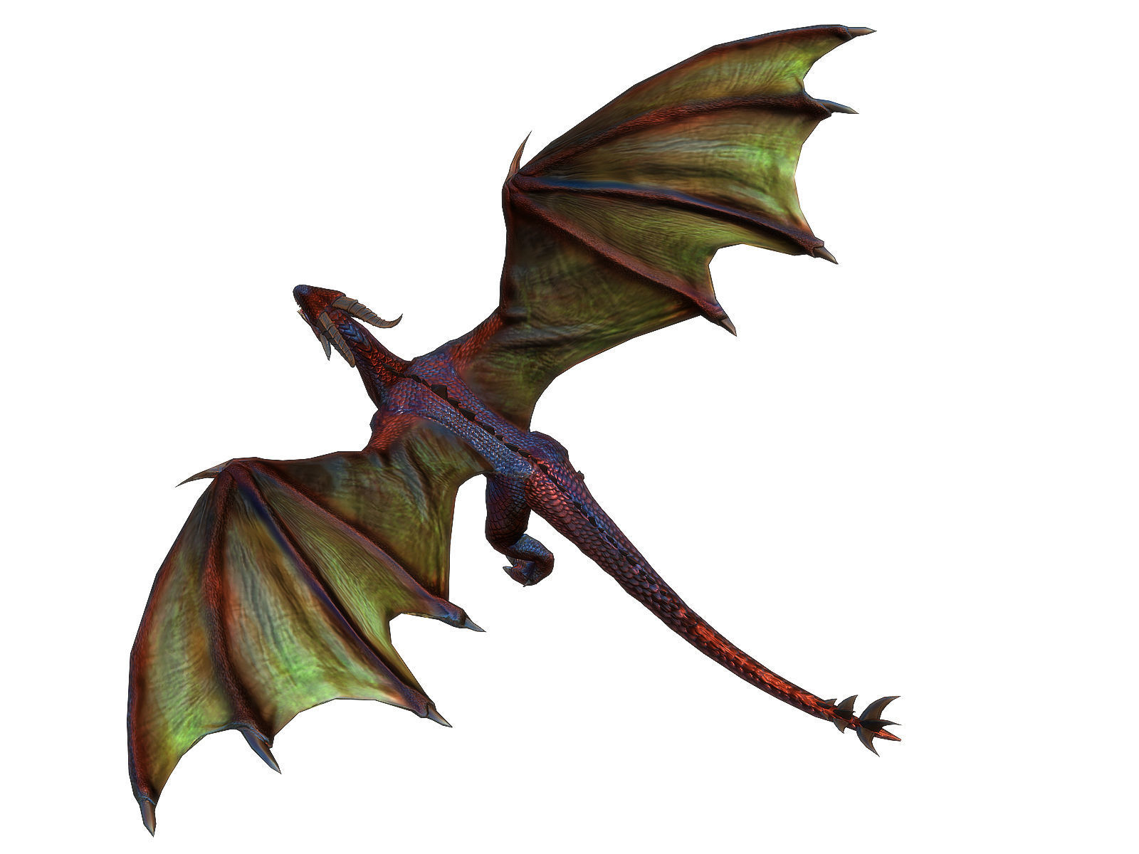 3Dfoin - Dragon Boss Low-poly 3D model_6