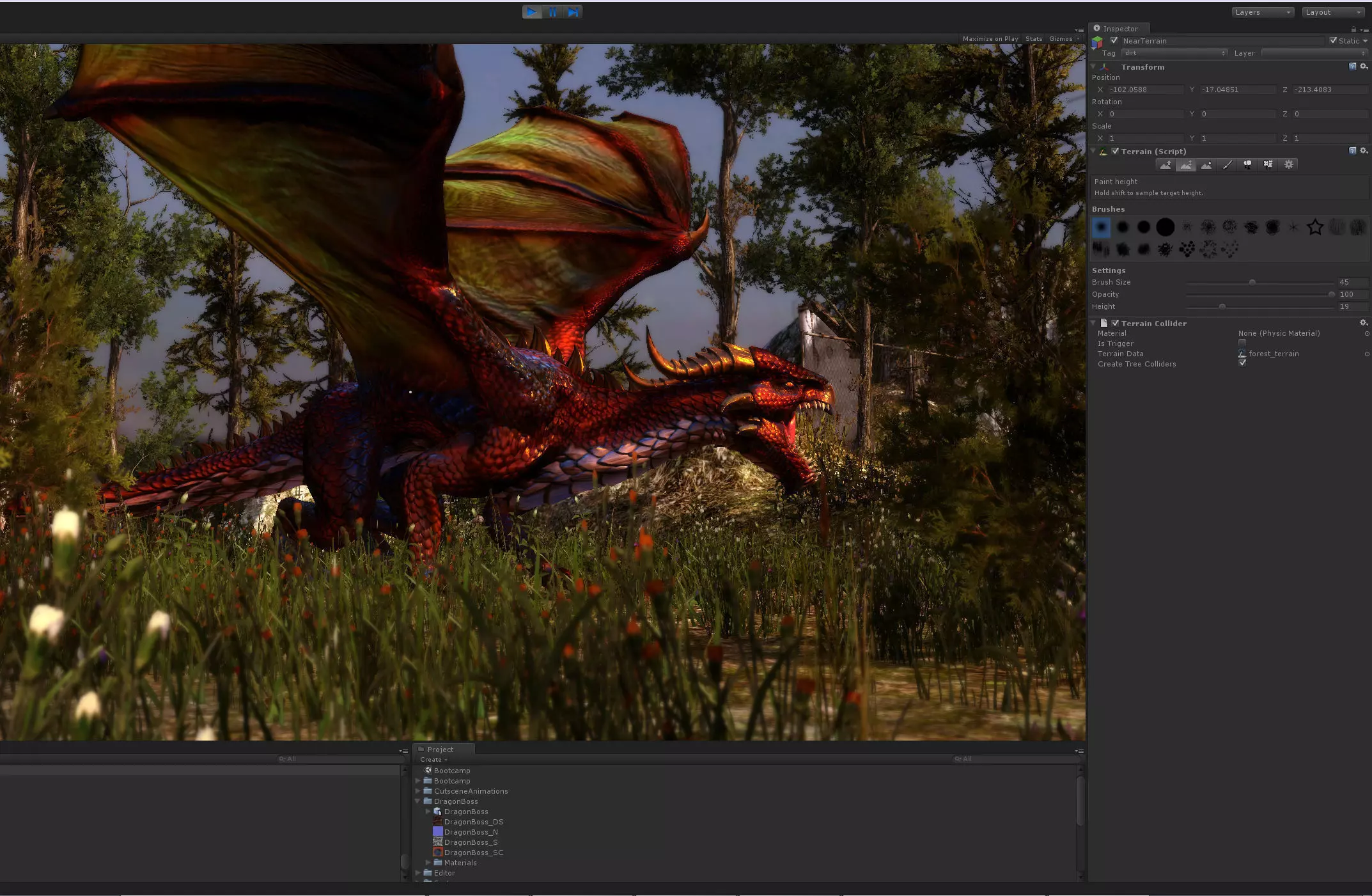 3Dfoin - Dragon Boss Low-poly 3D model_0