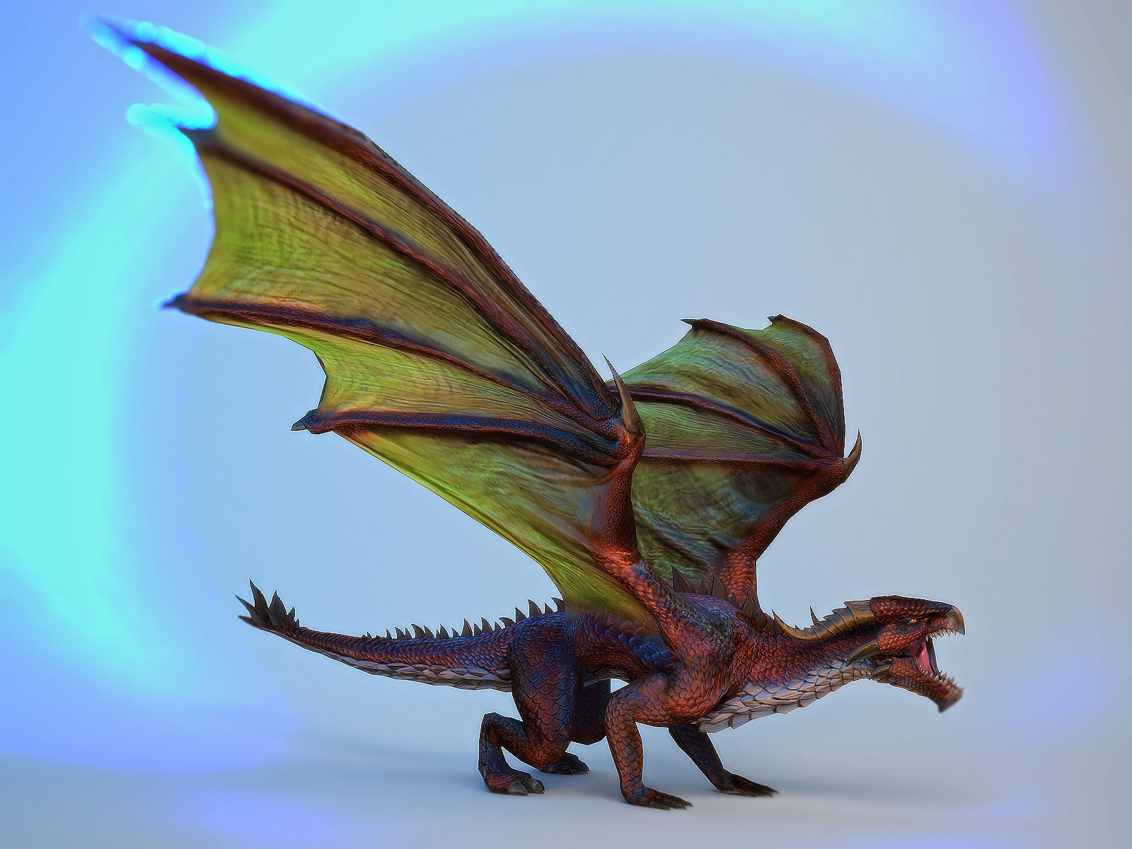 3Dfoin - Dragon Boss Low-poly 3D model_3